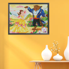 Load image into Gallery viewer, Beauty &amp; the Beast 11CT Stamped Cross Stitch Kit 50x40cm(canvas)
