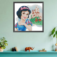 Load image into Gallery viewer, Snow White 11CT Stamped Cross Stitch Kit 40x40cm(canvas)
