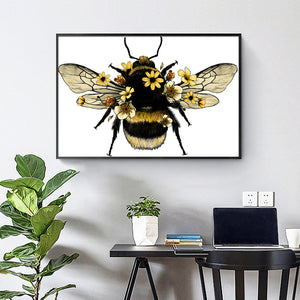 Bee 40x30cm(canvas) Full Round Drill Diamond Painting