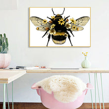 Load image into Gallery viewer, Bee 40x30cm(canvas) Full Round Drill Diamond Painting
