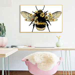 Bee 40x30cm(canvas) Full Round Drill Diamond Painting