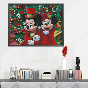 Mickey Mouse 11CT Stamped Cross Stitch Kit 50x40cm(canvas)