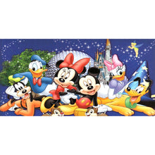 Load image into Gallery viewer, Mickey Mouse &amp; Donald Duck 85x45cm(canvas) Full Round Drill Diamond Painting
