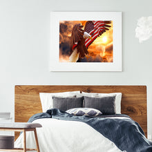 Load image into Gallery viewer, Eagle American Flag 40x30cm(canvas) Full Round Drill Diamond Painting
