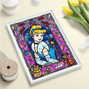 Flower Princess 30x40cm(canvas) Full Round Drill Diamond Painting