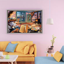 Load image into Gallery viewer, Cozy House 50x40cm(canvas) Full Round Drill Diamond Painting
