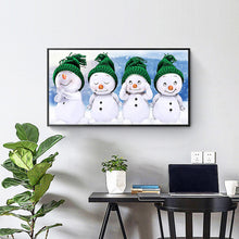 Load image into Gallery viewer, Snowman Festival 50x30cm(canvas) Full Round Drill Diamond Painting
