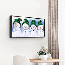 Load image into Gallery viewer, Snowman Festival 50x30cm(canvas) Full Round Drill Diamond Painting
