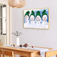 Load image into Gallery viewer, Snowman Festival 50x30cm(canvas) Full Round Drill Diamond Painting
