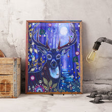 Load image into Gallery viewer, Deer 30x40cm(canvas) beautiful special shaped drill diamond painting

