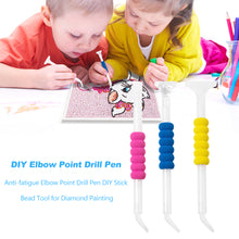 Load image into Gallery viewer, Anti-fatigue Elbow Point Drill Pen DIY Stick Bead Tool for Diamond Painting

