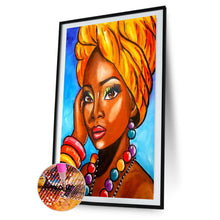 Load image into Gallery viewer, Lady 30x40cm(canvas) Full Round Drill Diamond Painting
