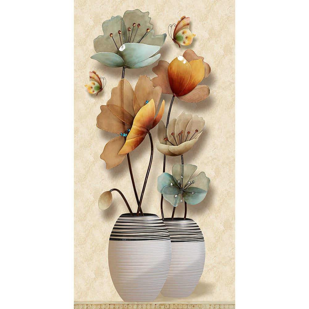 Potted Flowers 45x85cm(canvas) Full Round Drill Diamond Painting