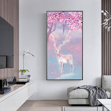 Load image into Gallery viewer, Sika Deer 45x85cm(canvas) Full Round Drill Diamond Painting
