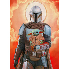 Load image into Gallery viewer, Cartoon Yoda 30x40cm(canvas) full round drill diamond painting
