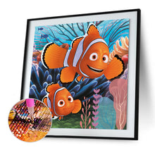 Load image into Gallery viewer, Cartoon Goldfish 30x30cm(canvas) full round drill diamond painting
