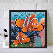 Load image into Gallery viewer, Cartoon Goldfish 30x30cm(canvas) full round drill diamond painting
