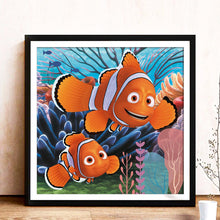 Load image into Gallery viewer, Cartoon Goldfish 30x30cm(canvas) full round drill diamond painting
