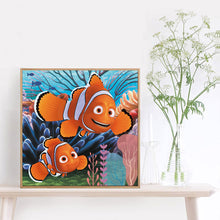 Load image into Gallery viewer, Cartoon Goldfish 30x30cm(canvas) full round drill diamond painting
