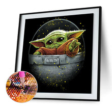 Load image into Gallery viewer, Yoda 40x40cm(canvas) full round drill diamond painting
