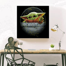 Load image into Gallery viewer, Yoda 40x40cm(canvas) full round drill diamond painting
