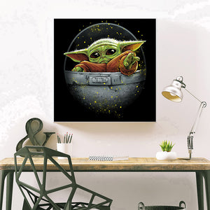 Yoda 40x40cm(canvas) full round drill diamond painting