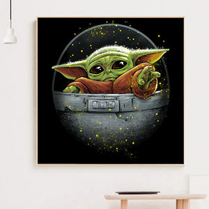 Yoda 40x40cm(canvas) full round drill diamond painting