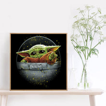 Load image into Gallery viewer, Yoda 40x40cm(canvas) full round drill diamond painting
