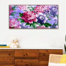 Load image into Gallery viewer, Flower Bouquet 85x45cm(canvas) full round drill diamond painting
