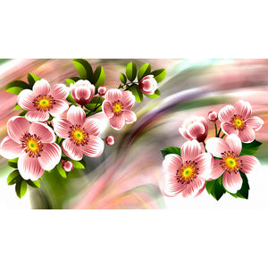 Flower Bouquet 85x45cm(canvas) full round drill diamond painting