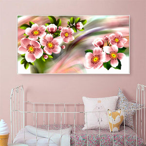 Flower Bouquet 85x45cm(canvas) full round drill diamond painting