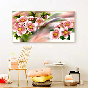 Flower Bouquet 85x45cm(canvas) full round drill diamond painting
