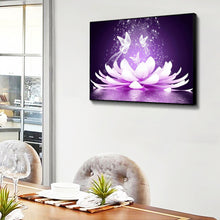 Load image into Gallery viewer, Gorgeous Lotus 40x30cm(canvas) full round drill diamond painting
