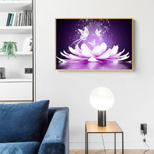 Load image into Gallery viewer, Gorgeous Lotus 40x30cm(canvas) full round drill diamond painting
