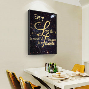 Home Letter 30x40cm(canvas) full round drill diamond painting