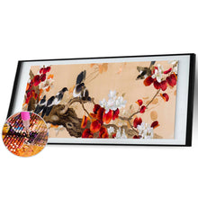 Load image into Gallery viewer, Flowers Birds 80x30cm(canvas) full round drill diamond painting
