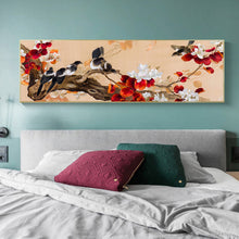 Load image into Gallery viewer, Flowers Birds 80x30cm(canvas) full round drill diamond painting
