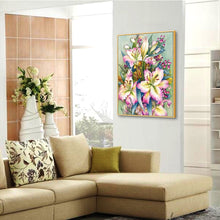 Load image into Gallery viewer, Lilies 30x40cm(canvas) full round drill diamond painting
