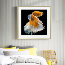 Load image into Gallery viewer, Golden Fish 30x30cm(canvas) full round drill diamond painting
