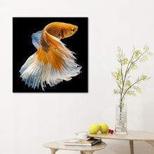 Load image into Gallery viewer, Golden Fish 30x30cm(canvas) full round drill diamond painting
