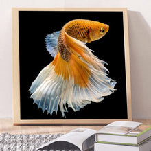 Load image into Gallery viewer, Golden Fish 30x30cm(canvas) full round drill diamond painting
