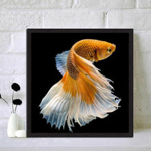 Load image into Gallery viewer, Golden Fish 30x30cm(canvas) full round drill diamond painting
