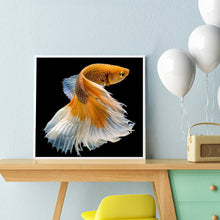 Load image into Gallery viewer, Golden Fish 30x30cm(canvas) full round drill diamond painting
