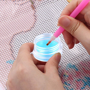Glue Clay Tool Diamond Painting Accessories DIY Crafts Point Drill Clay Box