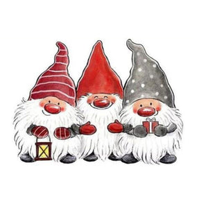 Gift Christmas Gnome Goblin 40x30cm(canvas) full round drill diamond painting