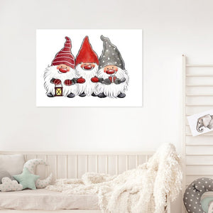 Gift Christmas Gnome Goblin 40x30cm(canvas) full round drill diamond painting