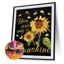 Load image into Gallery viewer, Sunflower 35x45cm(canvas) full round drill diamond painting
