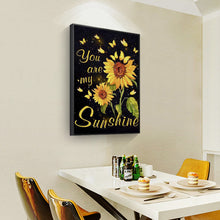 Load image into Gallery viewer, Sunflower 35x45cm(canvas) full round drill diamond painting
