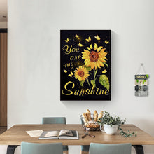 Load image into Gallery viewer, Sunflower 35x45cm(canvas) full round drill diamond painting
