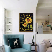 Load image into Gallery viewer, Sunflower 35x45cm(canvas) full round drill diamond painting
